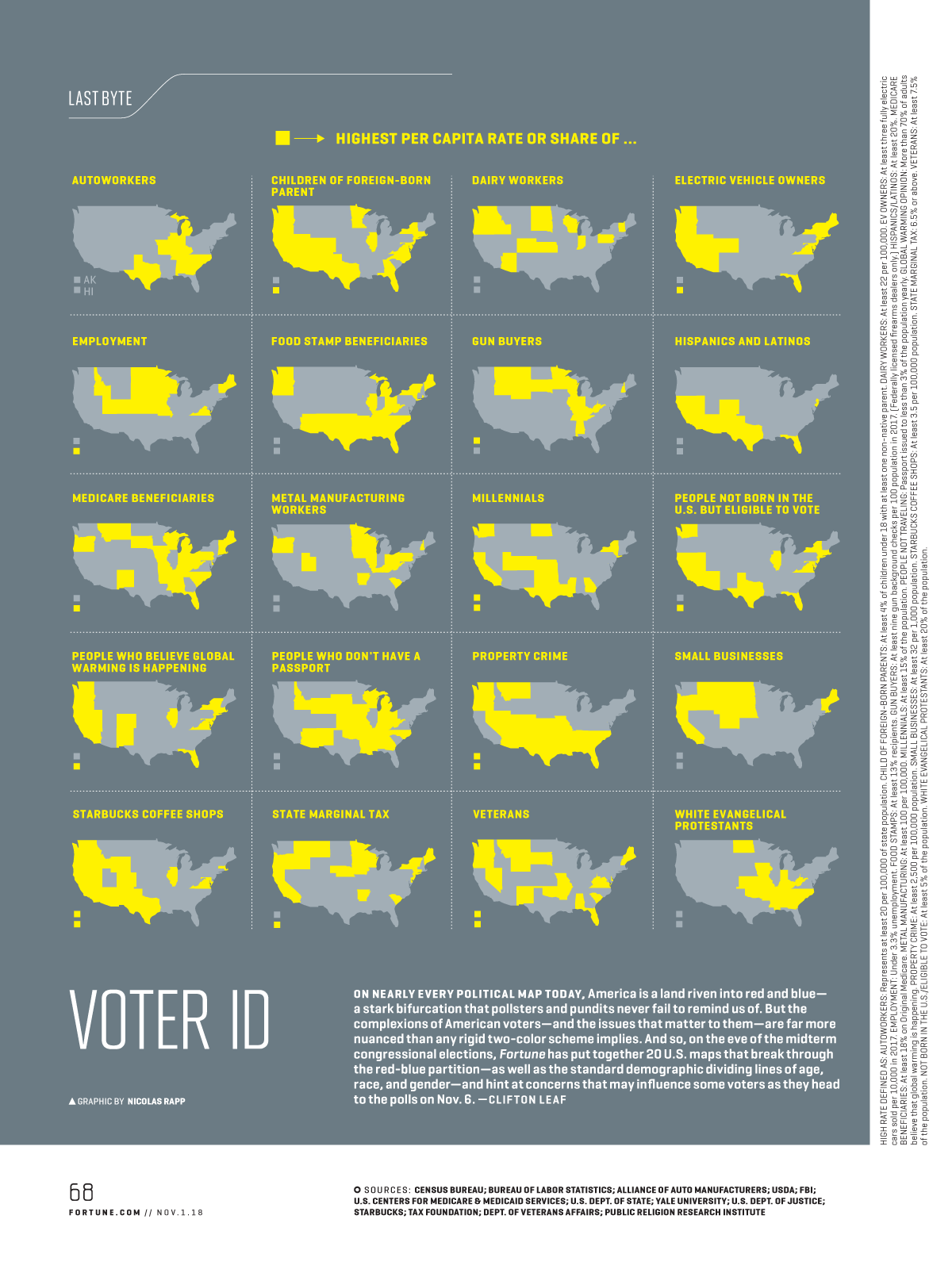 Maps shows how the U.S. is fragmented ahead of midterm elections