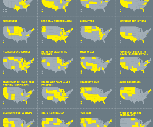 Maps shows how the U.S. is fragmented ahead of midterm elections